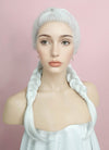 White French Braid Lace Front Synthetic Wig LF2014