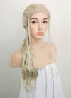 Light Ash Blonde Braided Lace Front Synthetic Wig LF2053