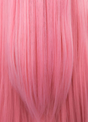 Pink Braided Lace Front Synthetic Wig LF2067
