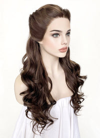 Brunette Braided Lace Front Synthetic Wig LF2084