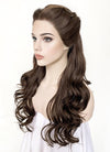 Brunette Braided Lace Front Synthetic Wig LF2084