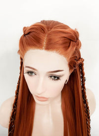 Ginger Braided Yaki Lace Front Synthetic Wig LF2097