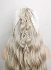 Pastel Ash Blond Braided Lace Front Synthetic Wig LF2101