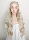 Pastel Ash Blond Braided Lace Front Synthetic Wig LF2101