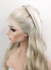 Pastel Ash Blond Braided Lace Front Synthetic Wig LF2101