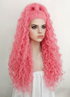 Pink Braided Lace Front Synthetic Wig LF2117