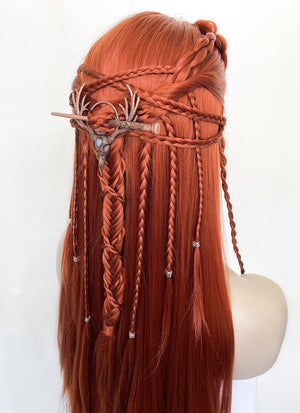 Ginger Braided Yaki Lace Front Synthetic Wig LF2135