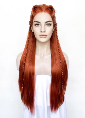 Ginger Braided Yaki Lace Front Synthetic Wig LF2135