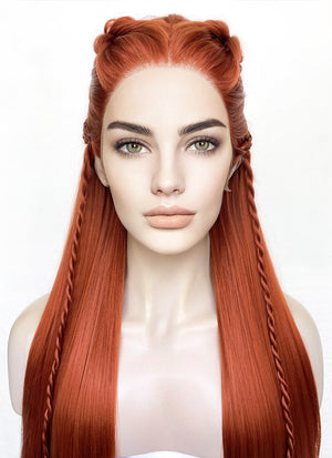 Ginger Braided Yaki Lace Front Synthetic Wig LF2135