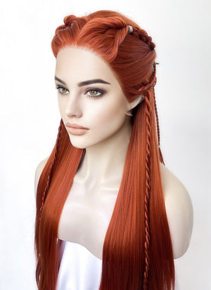 Ginger Braided Yaki Lace Front Synthetic Wig LF2135