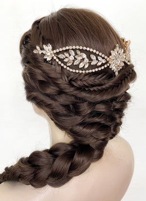 Brunette Braided Lace Front Synthetic Wig LF2139