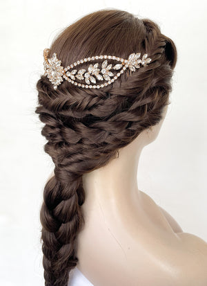 Brunette Braided Lace Front Synthetic Wig LF2139