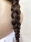 Brunette Braided Lace Front Synthetic Wig LF2139