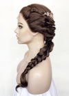 Brunette Braided Lace Front Synthetic Wig LF2139