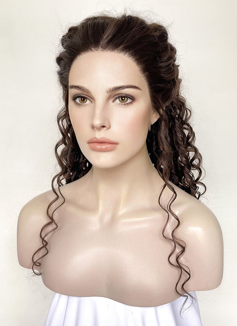 Star Wars Padm??¡§?| Amidala Brunette Braided Lace Front Synthetic Wig LF2144