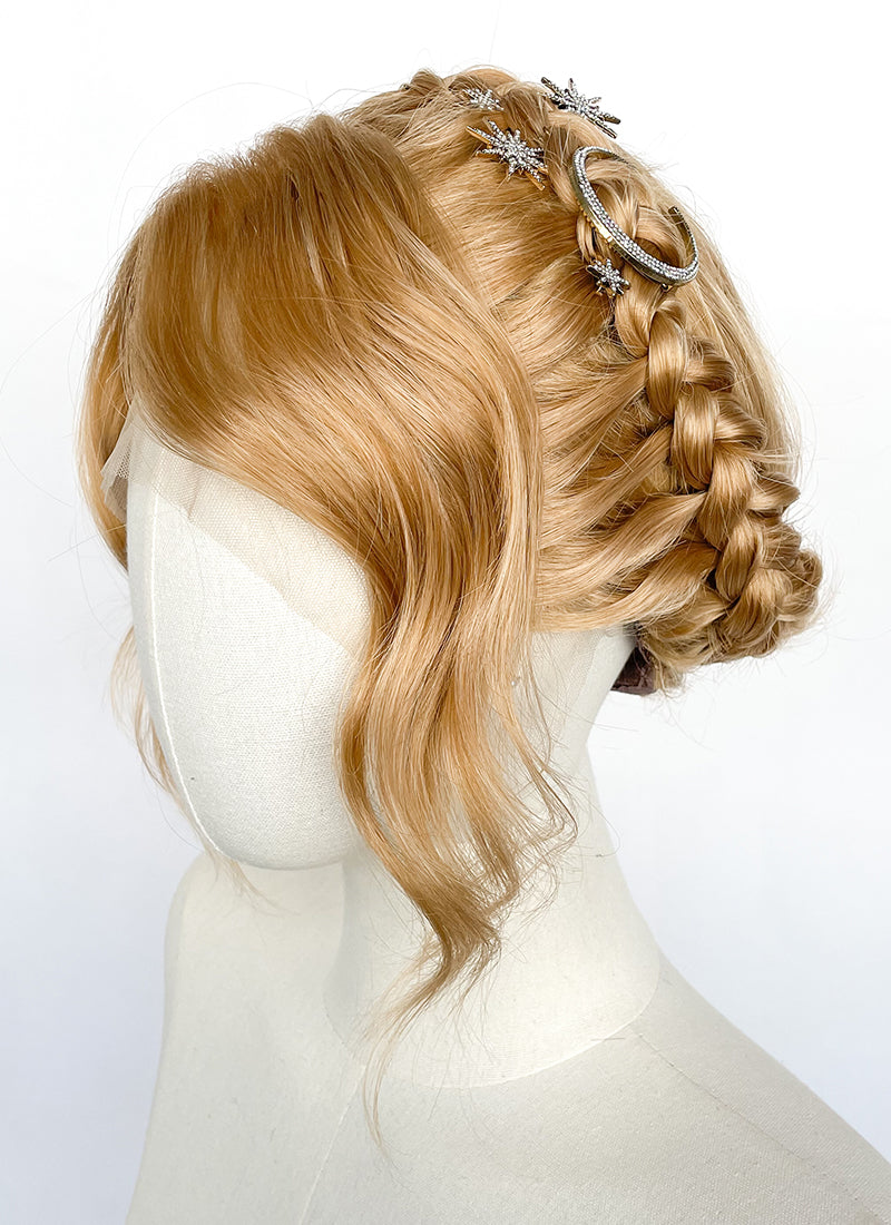 Golden Blonde Braided Lace Front Synthetic Wig LF2147