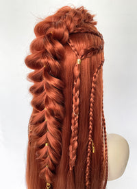 Ginger Braided Yaki Lace Front Synthetic Wig LF2503