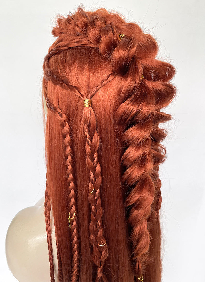 Ginger Braided Yaki Lace Front Synthetic Wig LF2503