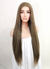 Mixed Brown Straight Lace Front Synthetic Wig LF3140
