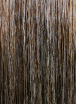 Mixed Brown Straight Lace Front Synthetic Wig LF3140