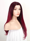 Two Tone Red Straight Lace Front Synthetic Wig LF3177