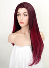 Two Tone Red Straight Lace Front Synthetic Wig LF3177