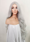 Grey Wavy Lace Front Synthetic Wig LF3227