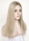 Mixed Blonde With Dark Roots Straight Lace Front Kanekalon Synthetic Wig LF3235