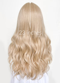 Blonde Wavy Lace Front Kanekalon Synthetic Wig LF3241