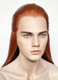 Ginger Straight Lace Front Synthetic Men's Wig LF3270D (Customisable)