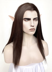 Critical Role The Legend of Vox Machina Vax'ildan Brunette Straight Lace Front Synthetic Wig LF3276