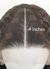 Brunette Mixed Brown Wavy Lace Front Synthetic Wig LF3300