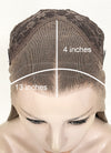 Brown And Ginger Money Piece Straight Lace Front Kanekalon Synthetic Hair Wig LF3301