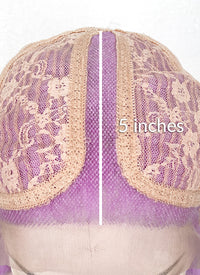 Purple Rainbow Color Straight Lace Front Synthetic Wig LF3304