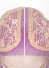 Purple Rainbow Color Straight Lace Front Synthetic Wig LF3304
