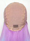 Purple Rainbow Color Straight Lace Front Synthetic Wig LF3304
