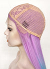Purple Rainbow Color Straight Lace Front Synthetic Wig LF3304