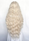 Platinum Blonde Curly Lace Front Synthetic Wig LF3310