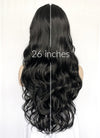 Black Wavy Lace Front Synthetic Hair Wig LF3314