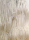 Blonde With Dark Roots Wavy Lace Front Synthetic Wig LF5085