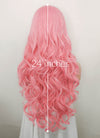 Pink Wavy Lace Front Synthetic Wig LF5092