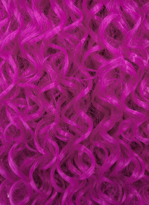 Purple Curly Lace Front Synthetic Wig LF5128