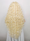 Light Blonde Curly Lace Front Synthetic Wig LF5130