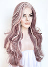 Two Tone Pink Wavy Lace Front Synthetic Wig LF5148