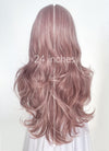 Two Tone Pink Wavy Lace Front Synthetic Wig LF5148