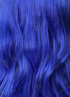 Blue Wavy Lace Front Synthetic Wig LF5149