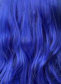 Blue Wavy Lace Front Synthetic Wig LF5149
