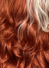 Ginger With Blonde Wavy Lace Front Synthetic Wig LF5166