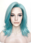 Pastel Blue Straight Lace Front Synthetic Wig LF5168