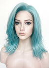 Pastel Blue Straight Lace Front Synthetic Wig LF5168